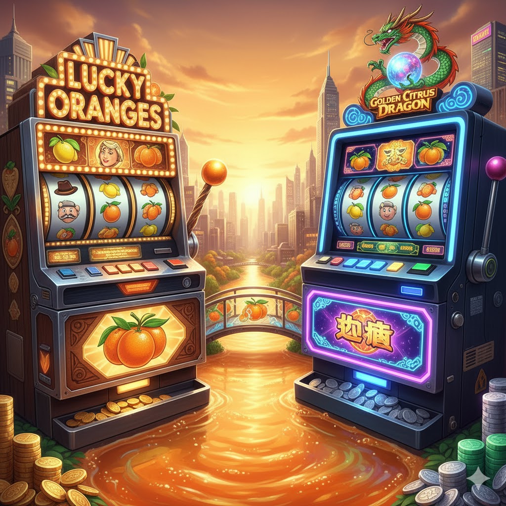 Mesin Slot Klasik Amerika vs Mesin Slot Modern Asia